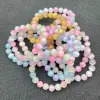 Chinese-style floral gradient glass bracelet for women, high-end glass bracelet, cultural and creative jewelry, scenic area stall mixed wholesale details Picture